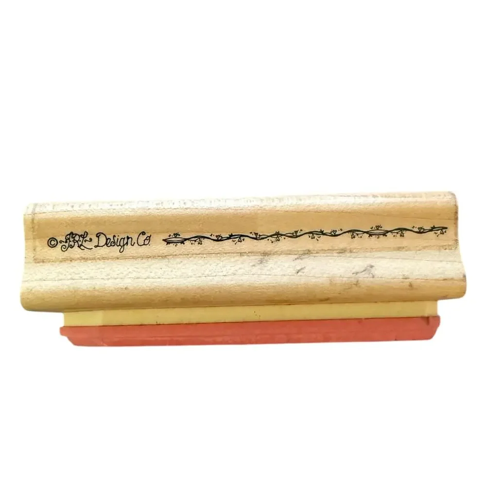 JRL Design Co Crayons Large Rubber Stamp N284 EUC